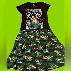 Universal Monsters Creature from The Black Lagoon Skirt